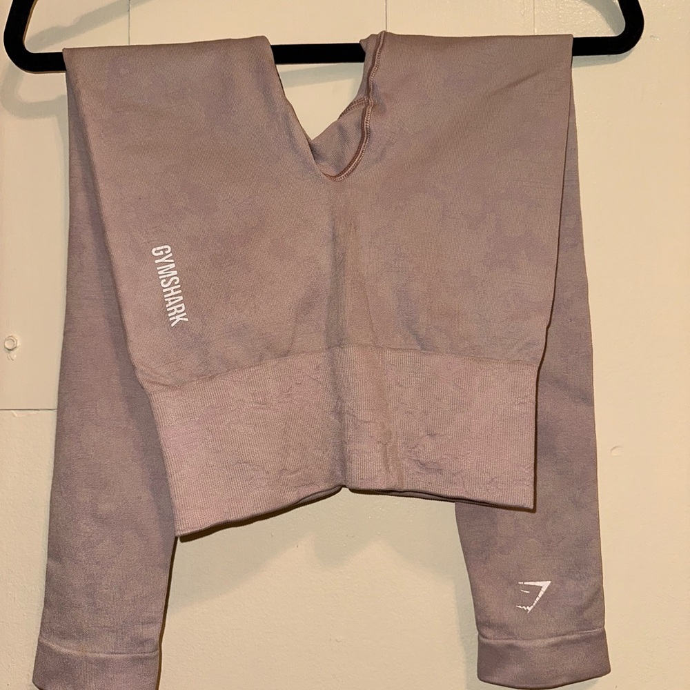 Gymshark Mauve Cropped Sweatshirt